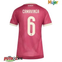 Camiseta Real Madrid Eduardo Camavinga #6 Tercera Equipación para mujer 2026-27 manga corta